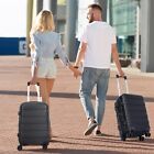 Hardside Carry On Spinner Suitcase Luggage Expandable With Wheels  22  Black