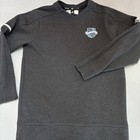 Adidas Men   s Large Long Sleeve Training Pullover Black Team Logo