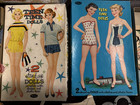 Vintage Original 1958   59 Whitman Paper Dolls Teen Time No  4401 29 Pat Carol K