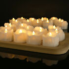 12pcs Led Tea Lights Flameless Flicker W  Timer Candles Lamp Battery Operated