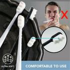 4pcs Nano Ultra-fine Toothbrush Soft Bristles Oral Care Clean For Adult Children