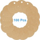 100 Pcs Round Earring Display Holder Cards 5cm 2 Inch Jewelry Cards Holder Kraft