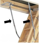 Attic Ladder Hinge Arm Spreader Pair 55-1