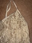Yellow Stretch Lace Spaghetti Strap Slip Lingerie  Lace Fabric