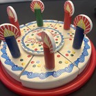 Melissa And Doug Birthday Cake  Wooden Playset Children   s Toy Candles