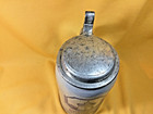 Vintage Rare German Nurnberg Brauhaus Brewery Pewter Lidded Beer Stein