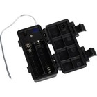 Waterproof Two 2x twin Aa Battery Holder Case Box 2 4v 3v With Timer Power Switc