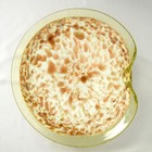 Xl Mid Century Italian Murano Copper Uranium Glass Centerpiece Bowl 1960s
