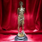 Bronze Sculpture Statue Woman Marble Nude Decor Paris Zach Rare Art Lad Vintage