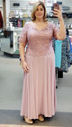Dusty Pink Plus Size Mother Of The Bride Dresses Formal Wedding Evening Gowns