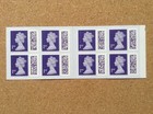 Brand New Genuine Barcoded Royal Mail 1st Class Stamps - Booklet Of 8