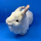 Hansa Snow Rabbit Plush 15 Inch White Realistic Toy International 2011 Pa9820pm
