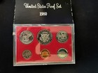 1980 S Proof Set In Original Plastic Case And Cardboard Holder