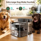 11l 372oz Large Dog Water Fountain  No Spill Automatic Dog Water Bowl Dispenser