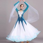 New Latin Ballroom Dance Dress Salsa Modern Waltz Tango Competition Dress Sz