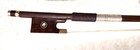 Vintage German Violin Bow 3 4  Circa 1900s  Snakewood Frog  Maroon Leather  65g