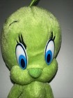 Vintage Vtg 1990s Nanco Looney Tunes Green Tweety Bird Plush Stuffed Animal Sm