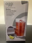 2 Pc Boston Shaker Set Glass   Stainless Steel Basic Bar Cocktail Mixing Kit