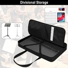 Sheet Music Stand Carrying Case Music Sheet Clip   Tripod Nylon Storage Bag