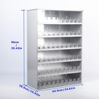Cigarette Retail Showcase Rack Aluminium Cabinet Cigarette Display For 600 Cases