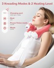 Neck Massage Pillow  Cordless Shiatsu Neck Massage For Pain Relief  Travel Ne   
