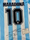 Diego Maradona Autographed Argentina National Team  10 Jersey Fanatics Authentic