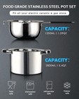 Double Boiler Pot Set 1200ml Double Boiler For Chocolate Melting  2800ml 304