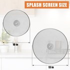 2-pack Splatter Screens For Frying Pan - Stainless Steel Grease Splatter Guar   