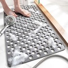 Non Slip Bathtub Mat For Shower     Anti Skid Safety Mat With Strong Suction Cu   