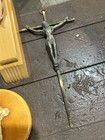 Vintage Lot Of Crucifixes And Rosary Jesus On Cross Catholic Religious Home