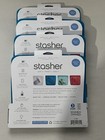 4-piece Set Stasher Blueberry Reusable Sandwich Silicone Storage Bags 7 5 x7 x1 