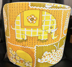 Vintage Childrens Baby Booster Seat Chair Yellow Vinyl 1960s