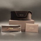 Tom Ford Brown Velvet Soft Flap Sunglasses Case   Box Set   