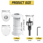 Door Peephole Door Viewer Peephole Fit 2   To 3   Door White