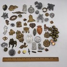 Vintage Metal Jewelry Making Findings Parts   Charms Mixed Lot