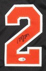 Authentic Miles Deuce Mcbride New York Knicks Autographed Jersey Jsa Coa Signed