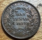 Unc  Some Red  May Tenth 1837 Liberty Head Hard Times Token  Low-67  Ht-68
