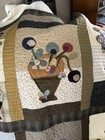Hand Appliqu  d Wool Quilt