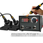 New 110v Digital Pyrography Machine Gourd Wood Burning Double Pen Craft Tool Kit