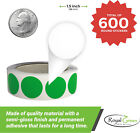 Round Stickers 1 Inch Color Coded Decorative Circle 25mm Dot Labels 600 Pack