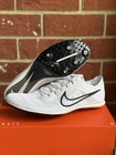 Nike Zoom Mamba 6 White Black Size 9 Mens New Distance Track And Field Spikes