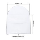 3 2 x3 2  Coin Sleeves Holders Pocket Coin Flip Coin Protector Pouch Clear 50pcs