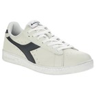 Diadora Game L Low Waxed Lace Up  Mens Blue  Off White Sneakers Casual Shoes 160
