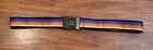 Adjustable 3 Digit Combination Luggage Suitcase Strap Baggage Tie Belt Rainbow