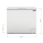Frigidaire 7 0 Cu  Ft  Chest Freezer  Efrf7003  White