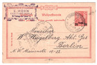 Levant Germany Po Abroad Turkey Stationery Card Constantinople Berlin 1900 Ma472