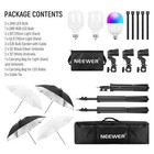 Neewer 400w Photography Lighting Kit incandescent Equivalent Studio Kit  2  Bl