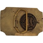 New Brass Pumpjack Oklahoma Derrick Oil Rig Field Oilfield Well Nos Belt Buckle