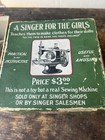 Singer Model 20 Vintage  c1910 Child s Sewing Machine New Old Stock Unused