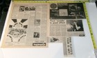Pink Floyd Vintage Original 4pc Lot Clippings Concert Ads 1971 Meddle Tour Prog